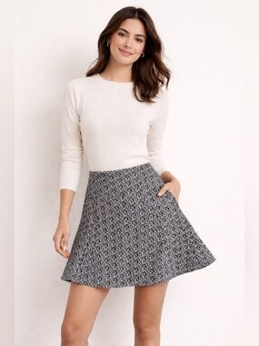 Banana Republic Abstract Circle Mini Skirt/Size 6